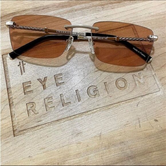 Charriol 75066 Gold and Silver Rimless Sunglasses - Picture 1 of 1